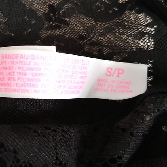 New Victoria's secret lace sequins bandeau s/p - Picture 3 of 3